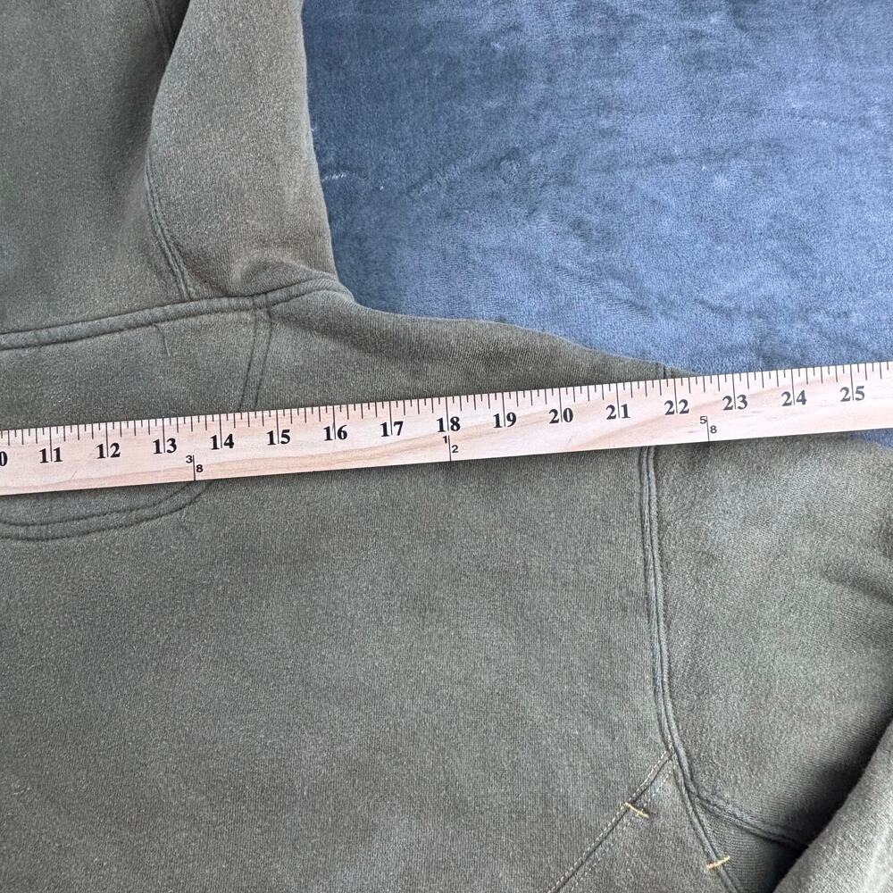 VTG 686 Hoodie Men’s L Y2K Logo Snowboard Ski Zip Pockets Gorpcore Olive Green - Picture 13 of 13